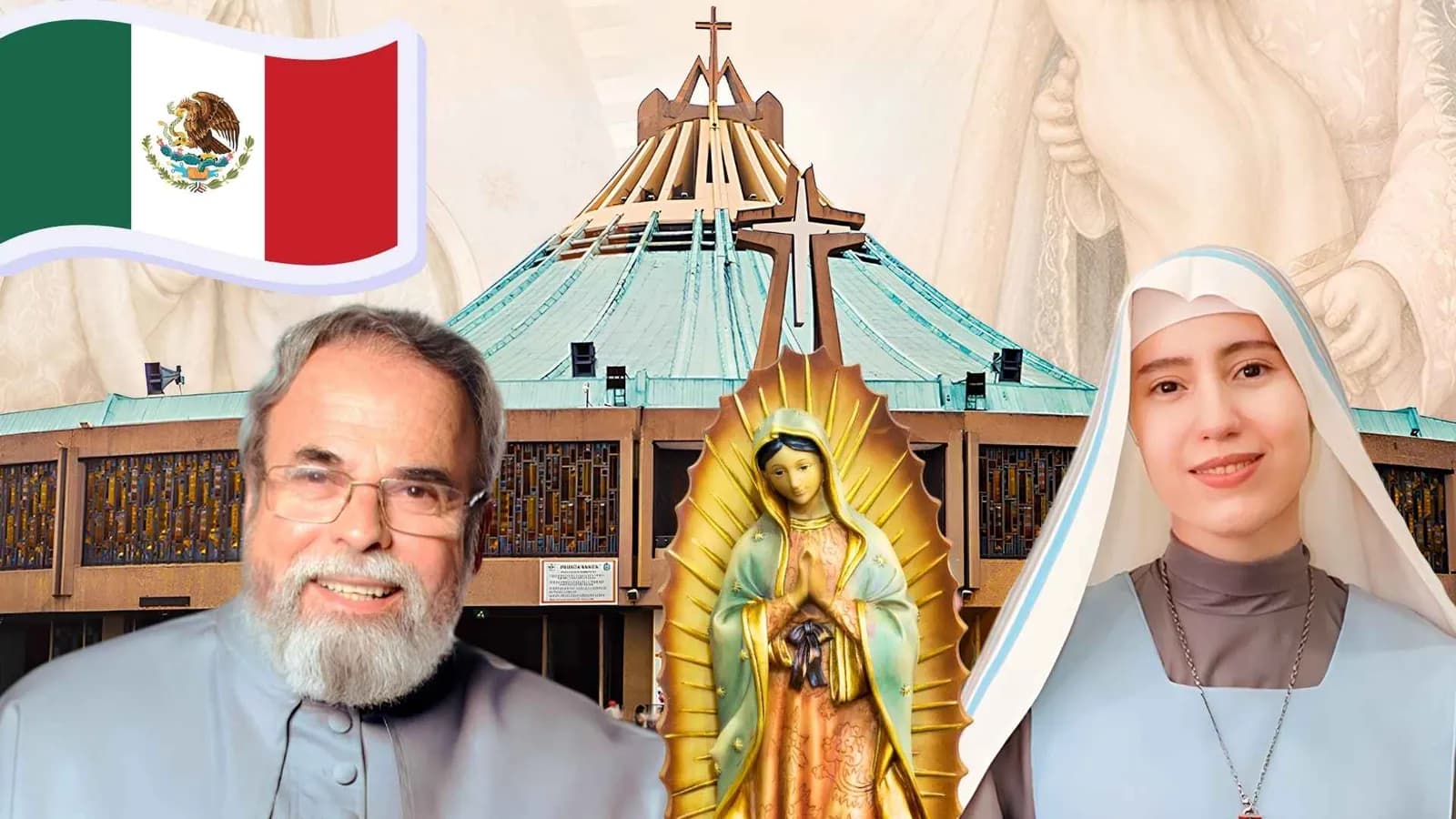 Pe. Antônio. Maria & Irmã Greice -  México com Guadalupe 14 a 22/11/2027